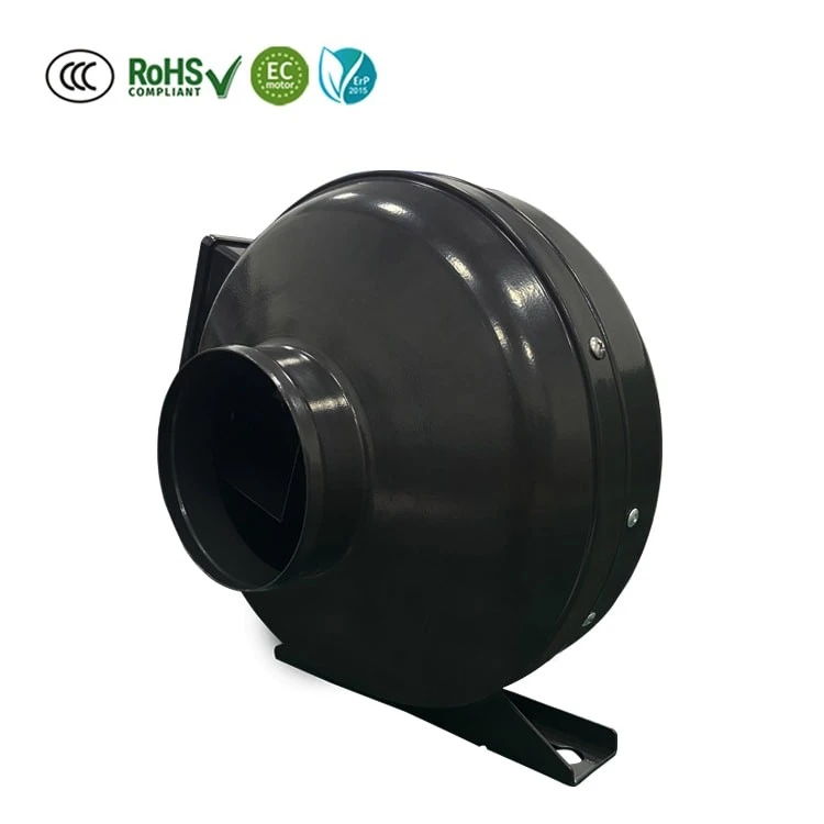 100mm EC Exhaust Strong Wind Duct Fan For Heat Pumps suppliers