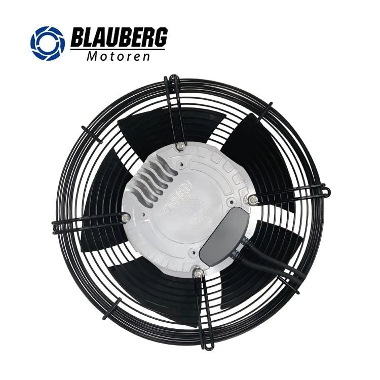 350mm Waterproof Brushless Ball Bearing External Rotor Motor EC Axial Fan High Efficiency Centrifugal Fan factory