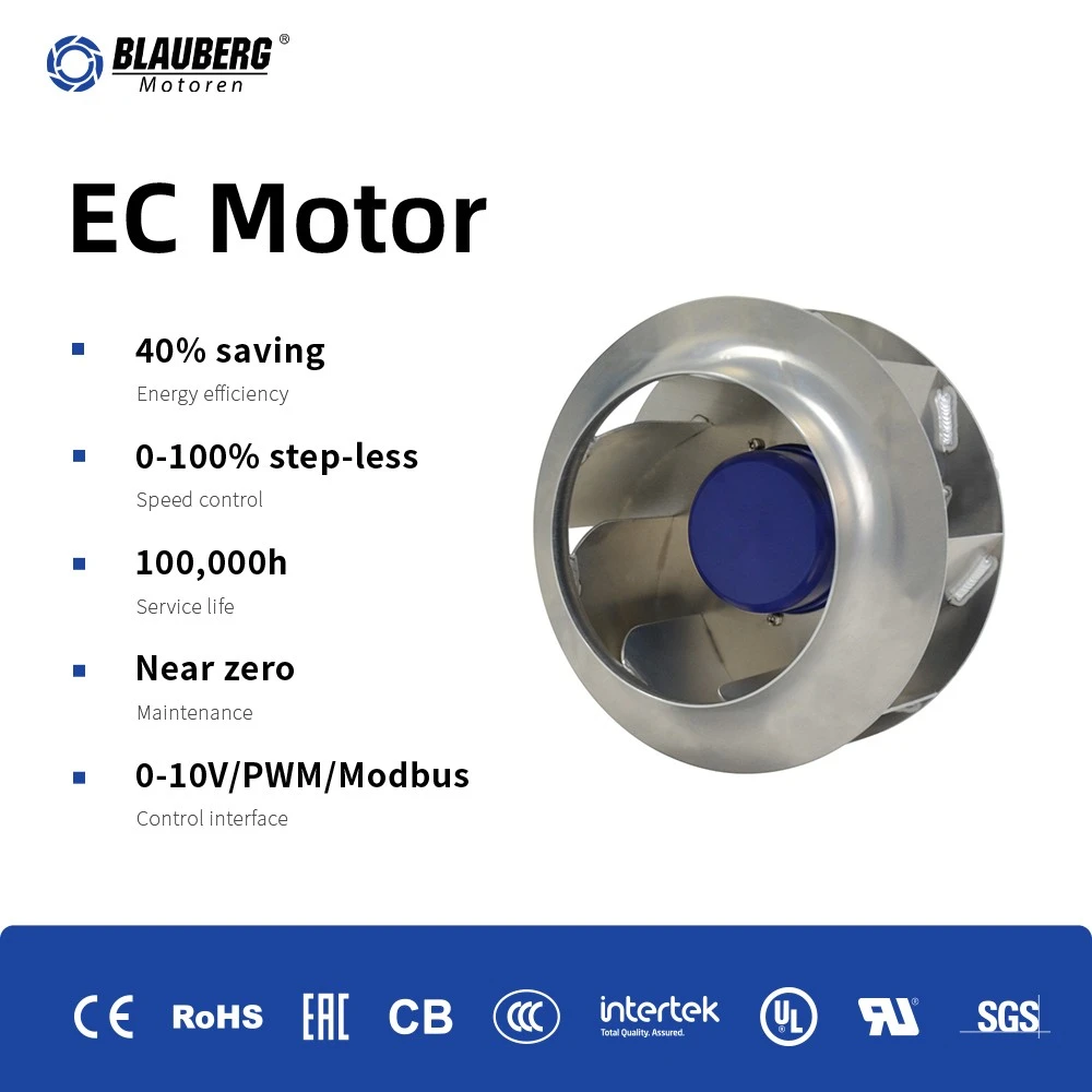 Blauberg BC-B400E-EC-05 400mm EC Backward Curved Centrifugal Fan factory