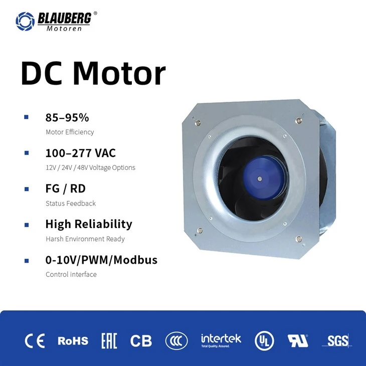 Blauberg GD-B225G-EC-N07 225mm DC Plug Fan factory