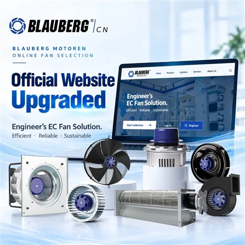 Blauberg Motoren Launches Lub Tsev Kawm Ntawv Kho Dua Tshiab thiab Kev Xaiv Cov Ntxuam Online